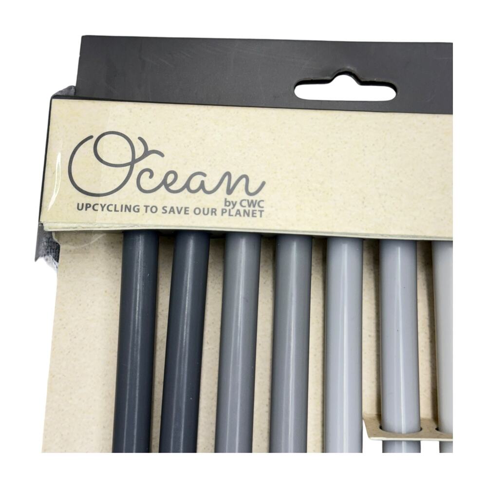Ocean Reusable Eco Straws Set 7 Pack - Picture 2 of 7